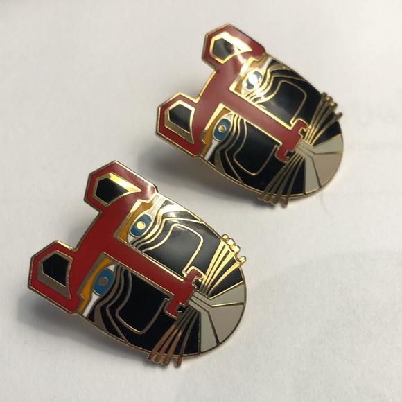 Tiger Laurel Burch Earrings - Picture 3 of 6